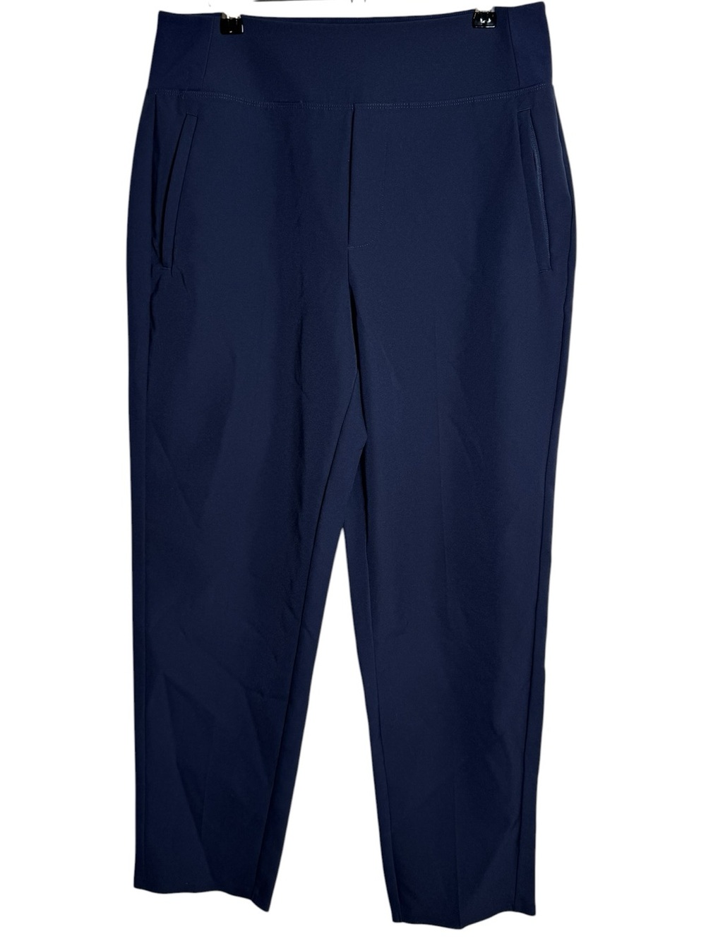 Athleta Navy Blue Endless High Rise Straight Leg Cropped Pant Size 8